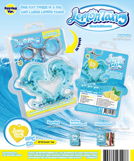(PRE-ORDER 2026-06-23) Hearts2Hearts - 2nd Mini Album [Lemon Tang] Keyring Version (Smart Album)