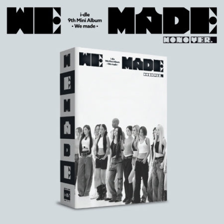 i-dle - 9th Mini Album [We made] Mono Version (A Ver)(🎁 POB Option available)
