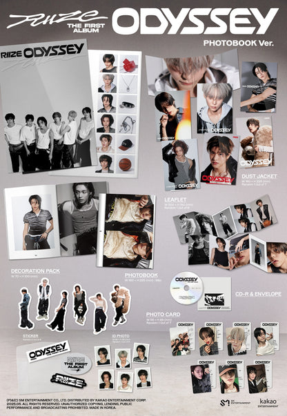 RIIZE - 1st Album [ODYSSEY] Photobook Version (7 Versions)