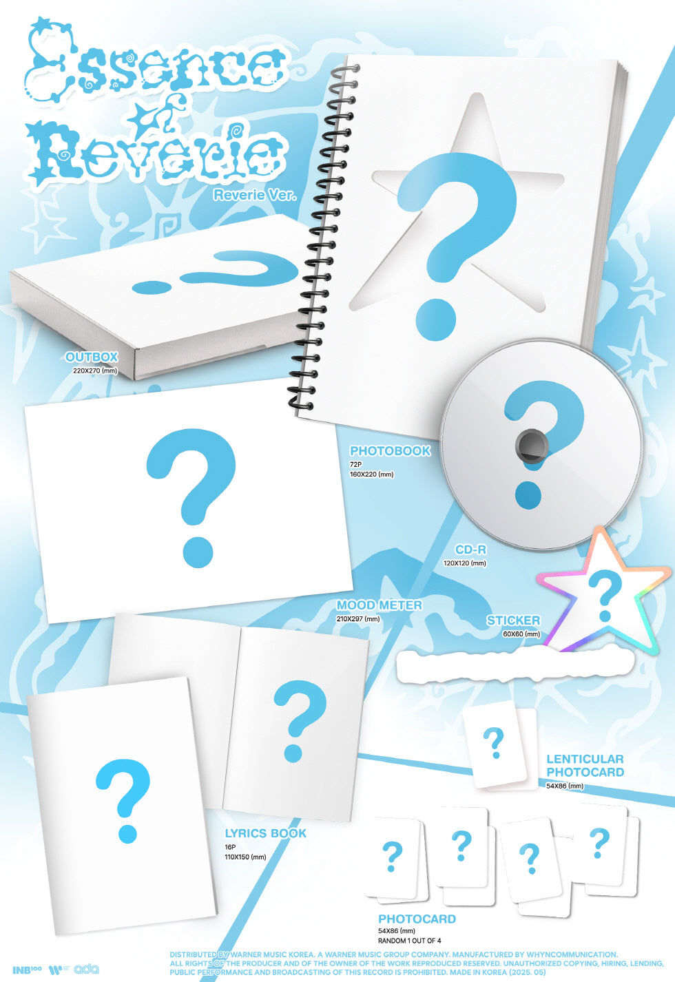 (PRE-ORDER 2025-05-19) Baekhyun (EXO) - 5th Mini Album [Essence of Reverie] Photobook Version (2 Versions) Random 1ea
