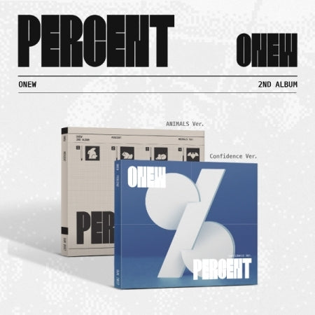 Onew (SHINee) - 2nd Album [Percent] Digipack Version (2 Versions).