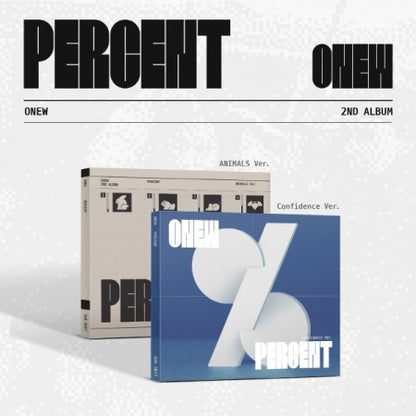 Onew (SHINee) - 2nd Album [Percent] Digipack Version (2 Versions).