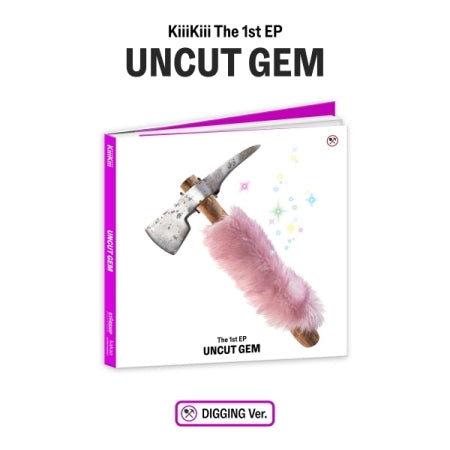 KiiiKiii - 1st Mini Album [UNCUT GEM] DIGGING Version (POB - Photocard Included!!).