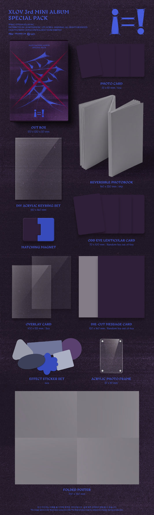 (PRE-ORDER 2026-12-01) XLOV - 3rd Mini Album [i=!] Special Pack Version
