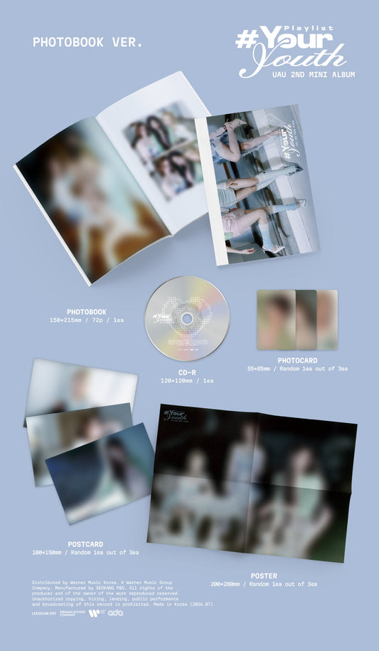 UAU - 2nd Mini Album [Playlist #Your Youth] Photobook Version
