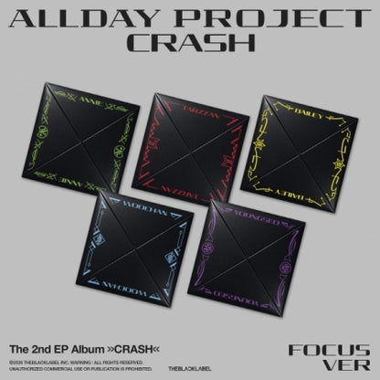 (PRE-ORDER 2026-09-28) ALLDAY PROJECT - 2nd EP Album [CRASH] FOCUS Version (5 Versions) Random 1ea