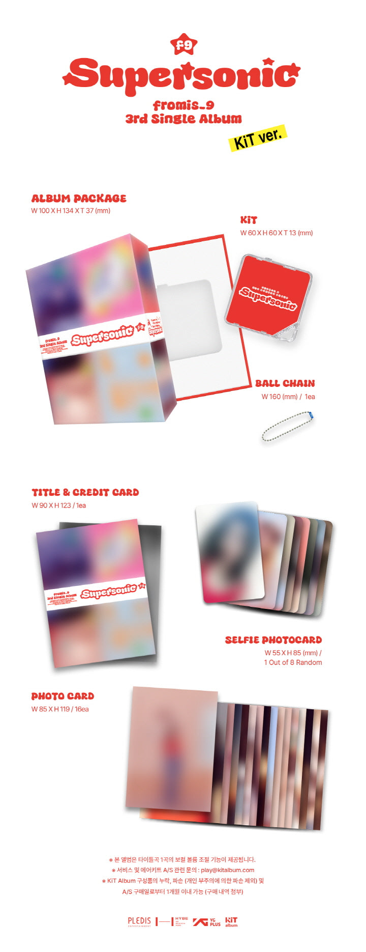Fromis_9 (F9) 3rd Single Album Supersonic Kit Version – K-Towns