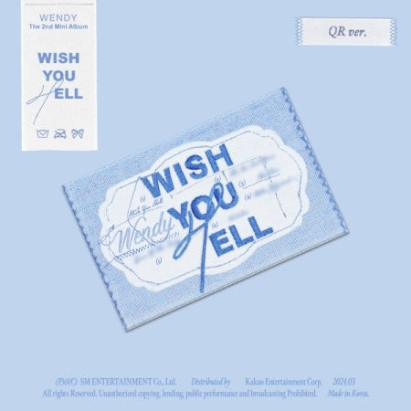 Wendy (Red Velvet) - 2nd Mini Album Wish You Hell QR Version.