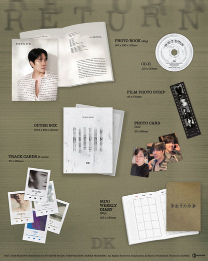 DK (December Han DaeKyu) - 1st Mini Album [RETURN].