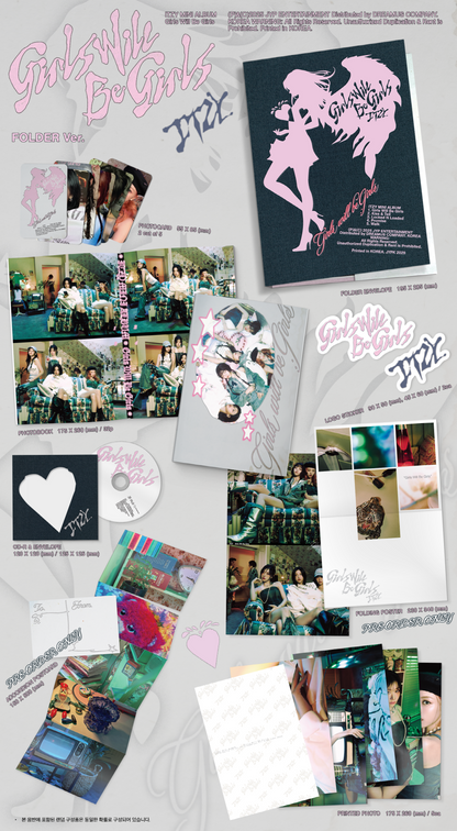 ITZY - [Girls Will Be Girls] Folder Version (POB - Photocard 1ea Included - Limited Quantity)