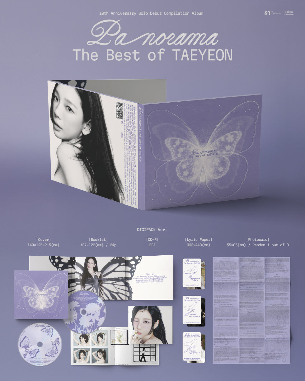 Taeyeon - [Panorama : The Best of TAEYEON] DIGIPACK Version.