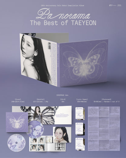 Taeyeon - [Panorama : The Best of TAEYEON] DIGIPACK Version.
