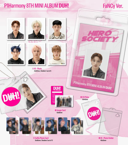P1Harmony - 8th Mini Alum [DUH!] FaNCy Version (6 Versions)
