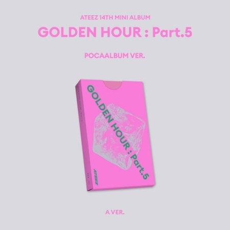 (PRE-ORDER 2026-06-26) ATEEZ - 14th Mini Album [GOLDEN HOUR : Part.5] POCAALBUM Version (3 Versions) Random 1ea