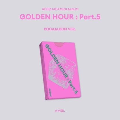 (PRE-ORDER 2026-06-26) ATEEZ - 14th Mini Album [GOLDEN HOUR : Part.5] POCAALBUM Version (3 Versions) Random 1ea