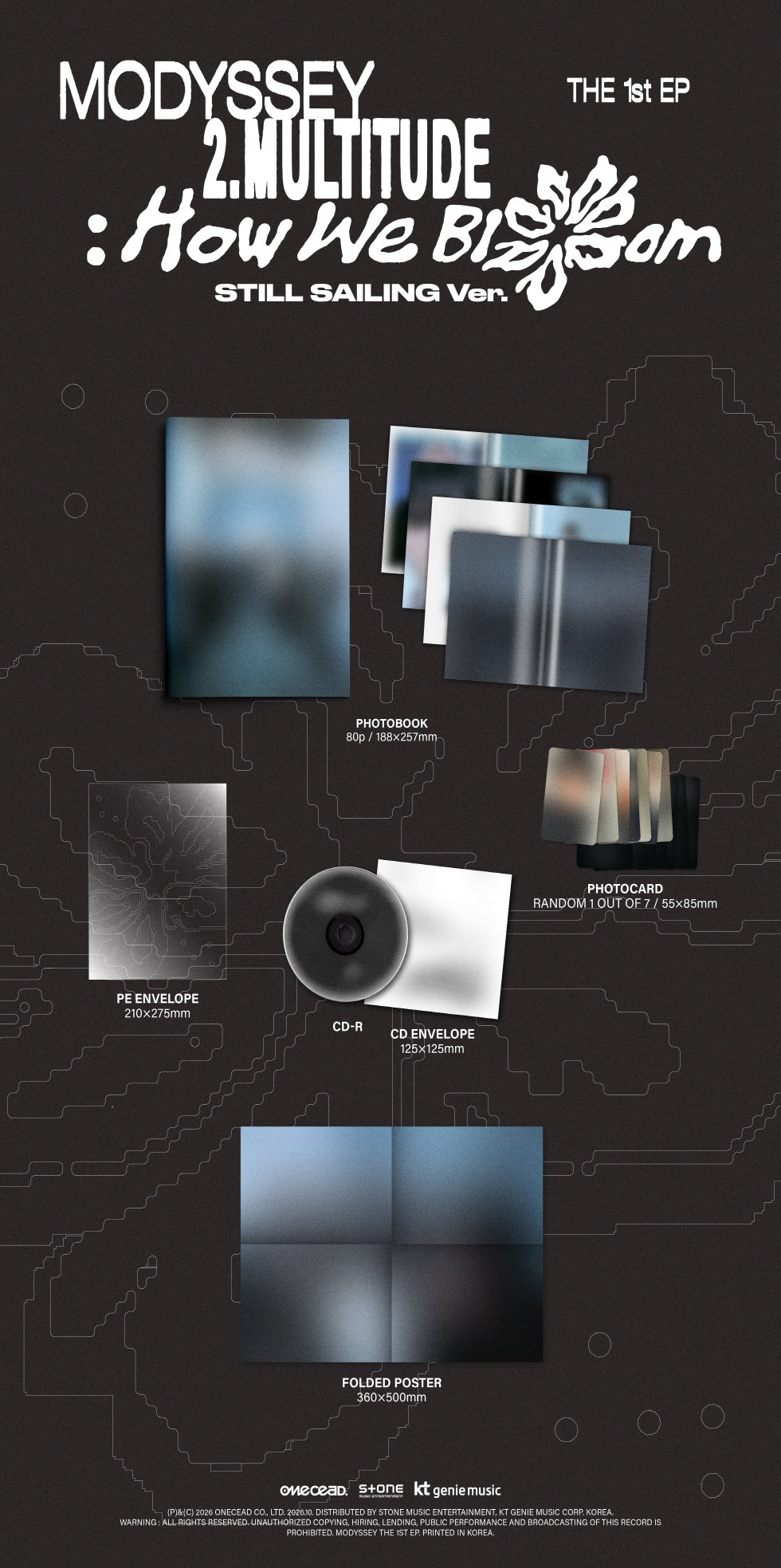 (PRE-ORDER 2026-10-13) MODYSSEY 모디세이 - [2.Multitude: How we Bloom](2 Versions)
