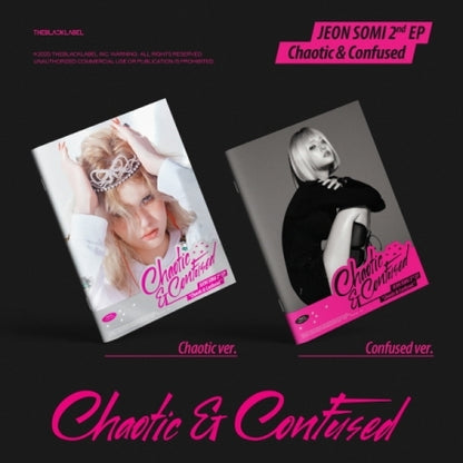 (PRE-ORDER 2025-08-11) Jeon Somi - 2nd EP Album [Chaotic & Confused] (2 Versions) Random 1ea