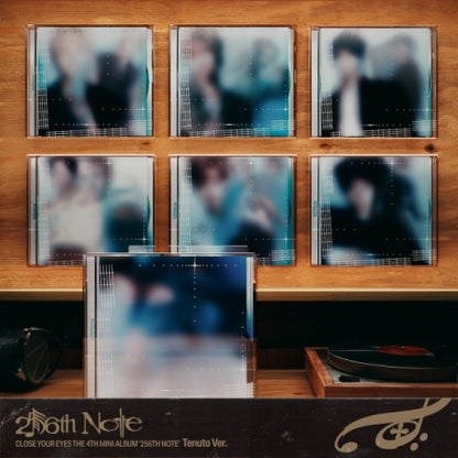 (PRE-ORDER 2026-09-30) CLOSE YOUR EYES - 4th Mini Album [256th Note] Tenuto Version (7 Versions) Random 1ea