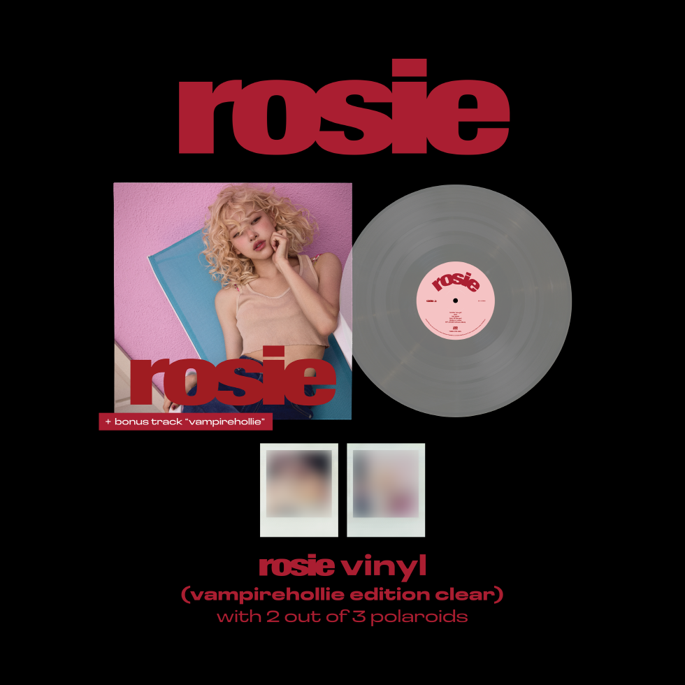 ROSÉ (ROSE BLACKPINK) - 1st Studio Album rosie VINYL LP (4 ROSÉ (ROSE BLACKPINK) - 1st Studio Album rosie VINYL LP (4