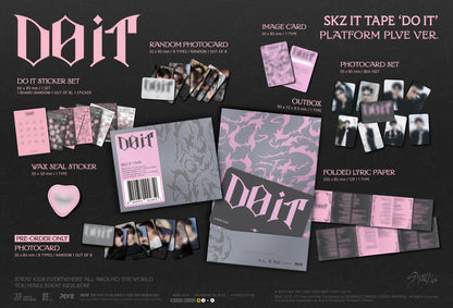 (PRE-ORDER 2025-11-21) Stray Kids - SKZ IT TAPE [DO IT] Platform PLVE Version (POB Photocard 1ea Included - pre-order only)