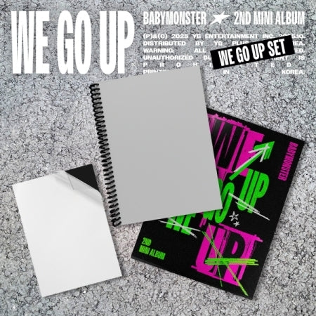 (PRE-ORDER 2025-10-10) BABYMONSTER - 2nd Mini Album [WE GO UP] (3 Versions) Set