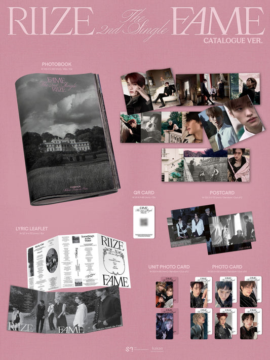 (PRE-ORDER 2025-11-25) RIIZE - 2nd Single Album [Fame] Catalogue Version.