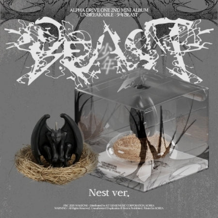 (PRE-ORDER 2026-08-25) ALPHA DRIVE ONE (ALD1) - 2nd Mini Album [UNBREAKABLE : 少年BEAST] Nest Version (Limited Edition)