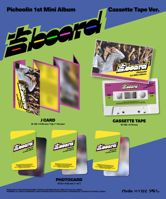 (PRE-ORDER 2026-08-03) Picheolin (Seventeen Dino) - 1st Mini Album [吉BOARD] Cassette Tape Version