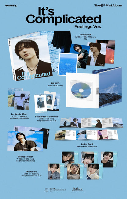 YESUNG (SUPER JUNIOR) - 6th Mini Album It's Complicated Feelings Version.