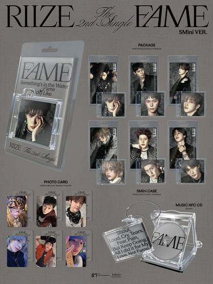 RIIZE - 2nd Single Album [Fame] SMini Version (6 Versions).