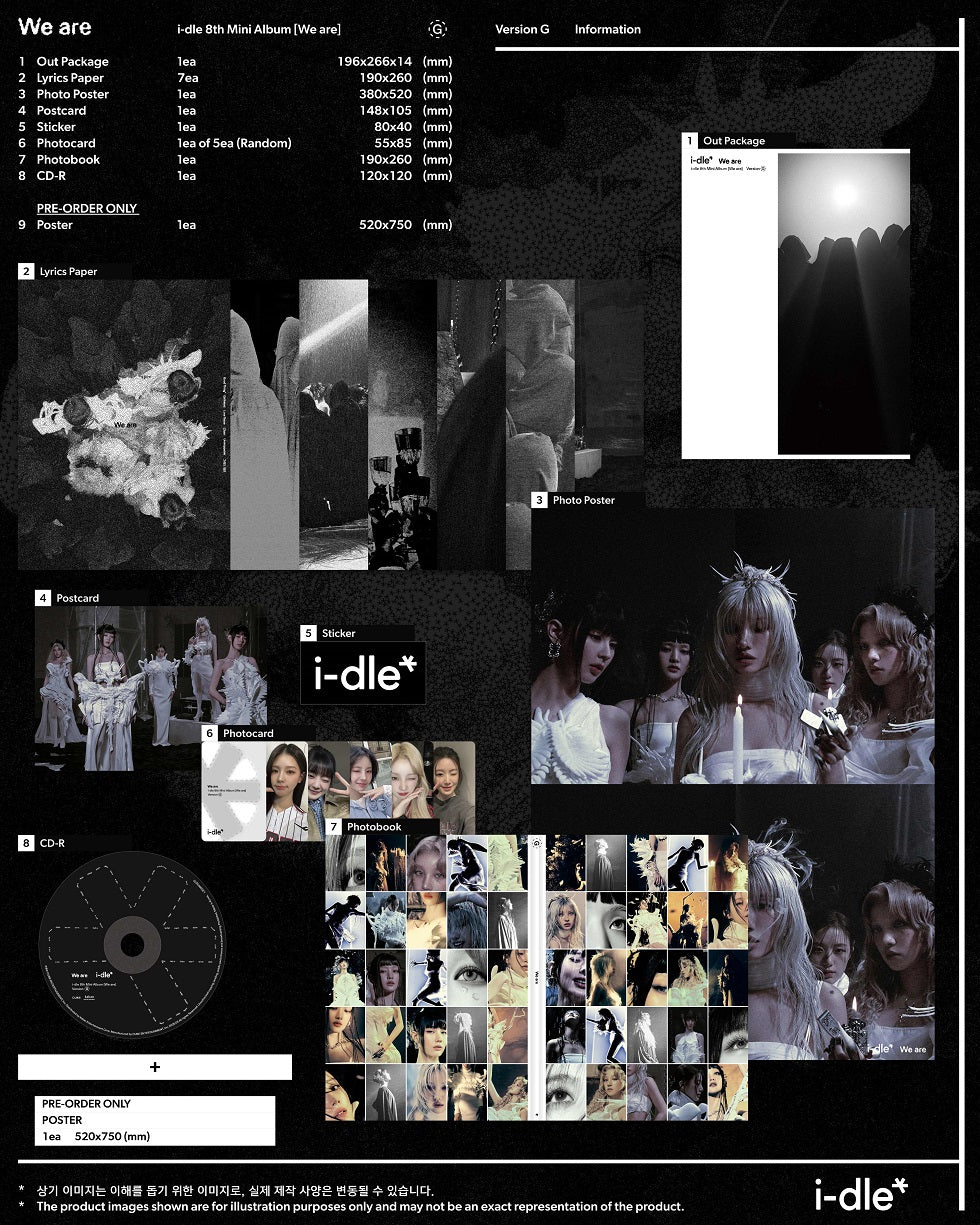 i-dle - 8th Mini Album [We are] (3 Versions).