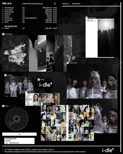 i-dle - 8th Mini Album [We are] (3 Versions).