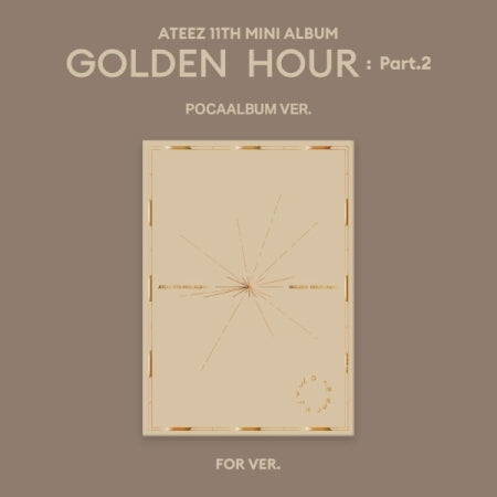 ATEEZ - 11th Mini Album GOLDEN HOUR: Part.2 POCAALBUM Version (3 Versions).