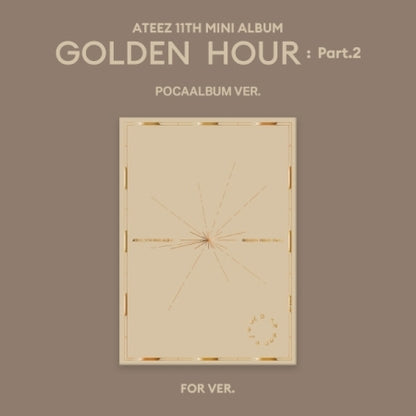 ATEEZ - 11th Mini Album GOLDEN HOUR: Part.2 POCAALBUM Version (3 Versions).