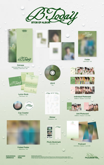 BTOB - Mini Album [BTODAY] Photobook Version.