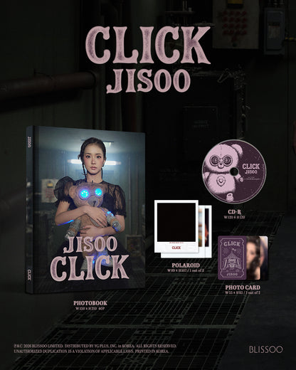 (PRE-ORDER 2026-09-04) JISOO 지수 (BLACKPINK) - Single Album [CLICK] PHOTOBOOK Version