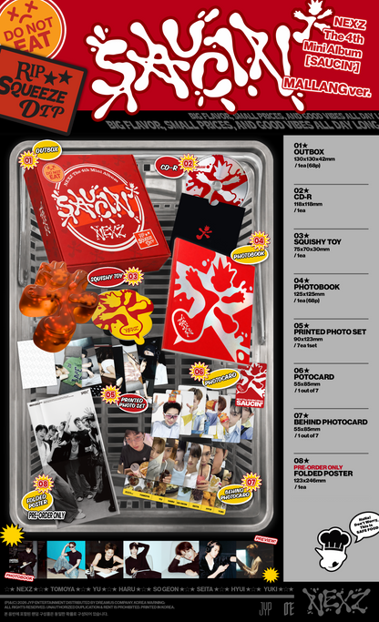 NEXZ - 4th Mini Album [SAUCIN'] MALLANG Version