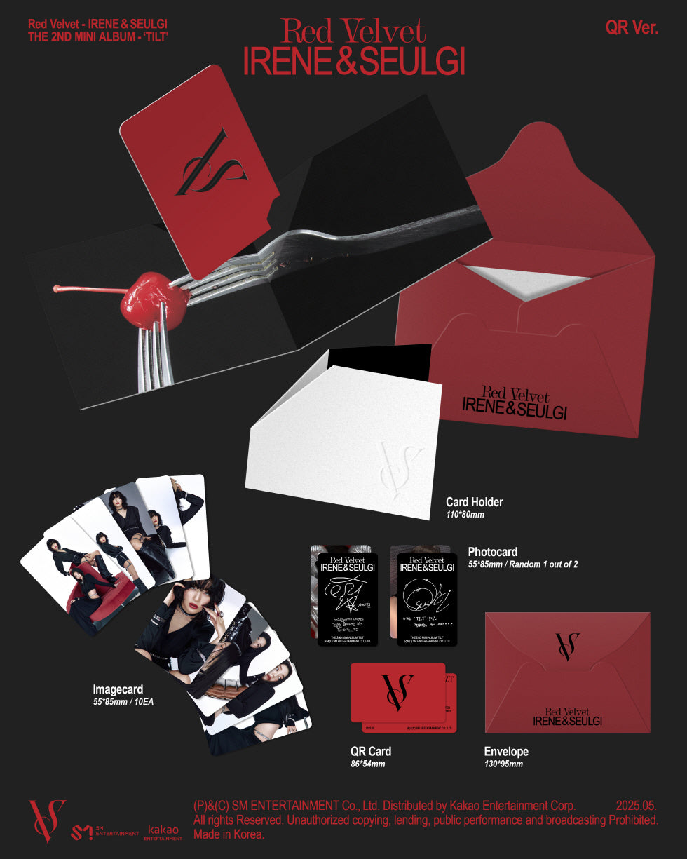 IRENE & SEULGI (Red Velvet) - 2nd Mini Album [TILT] QR Version.