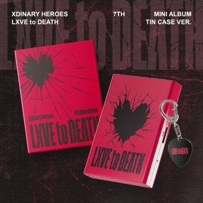 (PRE-ORDER 2025-10-24) Xdinary Heroes - 7th Mini Album [LXVE to DEATH] Tin Case Version
