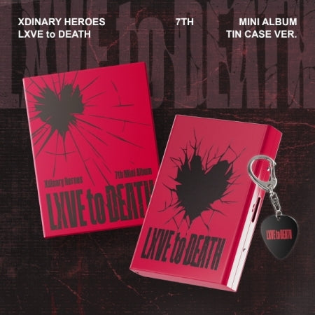 (PRE-ORDER 2025-10-24) Xdinary Heroes - 7th Mini Album [LXVE to DEATH] Tin Case Version
