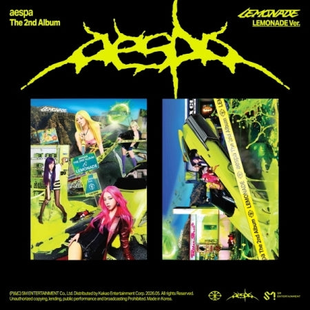 (PRE-ORDER 2026-05-29) aespa - 2nd Album [LEMONADE] LEMONADE Version (2 Versions) Random 1ea (POB MUSICPLANT POB Included)