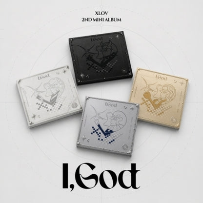 (PRE-ORDER 2026-05-28) XLOV - 2nd Mini Album [I,God] (4 Versions) Set