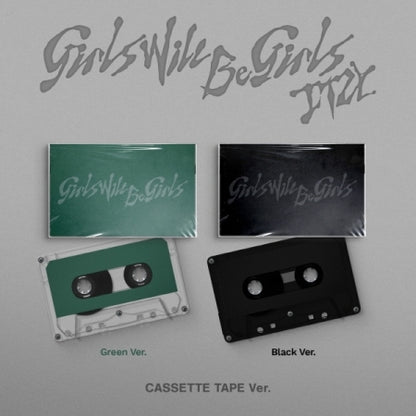ITZY - [Girls Will Be Girls] Cassette Tape Version (2 Versions).