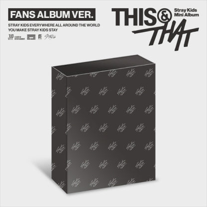 (PRE-ORDER 2026-08-07) Stray Kids - [THIS & THAT] FANS ALBUM Version (Smart Digital Album)(POB Included - Pre-order only)
