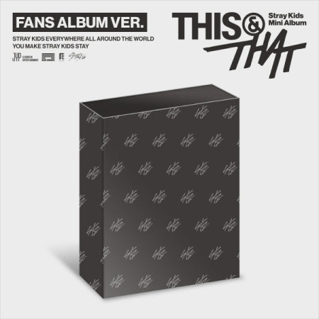 (PRE-ORDER 2026-08-07) Stray Kids - [THIS & THAT] FANS ALBUM Version (Smart Digital Album)(POB Included - Pre-order only)