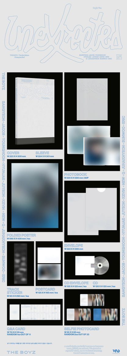 THE BOYZ - 3rd Album [Unexpected] Photobook Version (3 Versions).