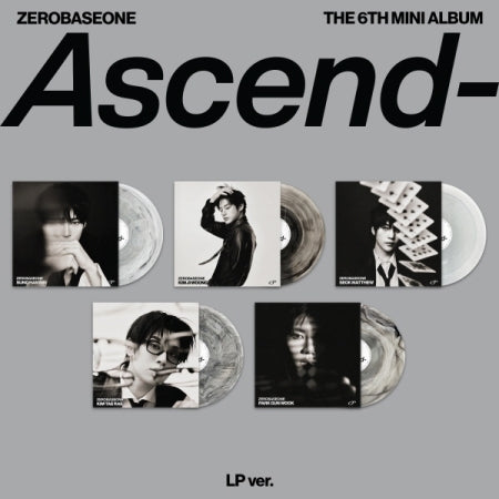 (PRE-ORDER 2026-05-19) ZEROBASEONE - 6th Mini Album [Ascend-] LP Vinyl Version (5 Versions) Random 1ea