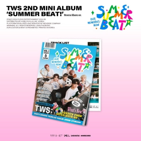 TWS - 2nd Mini Album Summer Beat Weverse Albums Version.