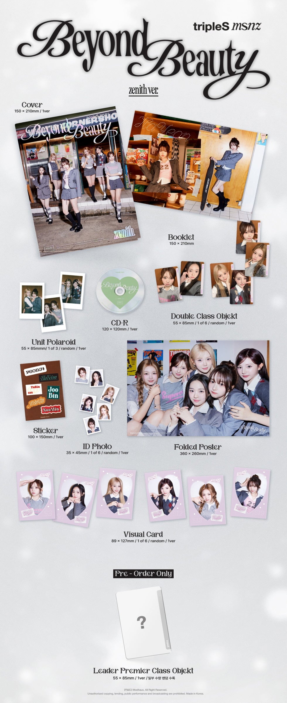 tripleS - Mini Album [msnz (Beyond Beauty)] 4 Versions (Random 1ea