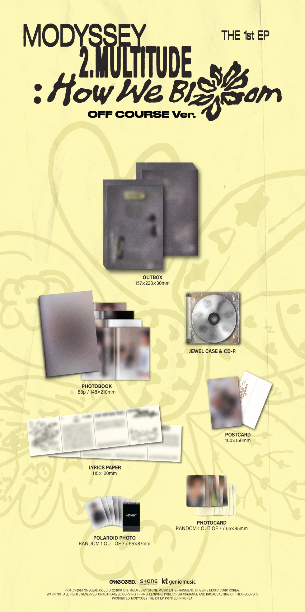 (PRE-ORDER 2026-10-13) MODYSSEY 모디세이 - [2.Multitude: How we Bloom](2 Versions)